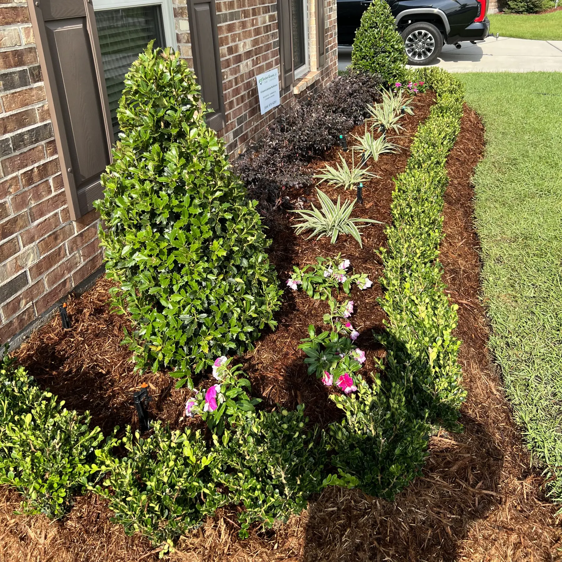 Garden detail featured with end-of-summer gardening tips for Southeast Louisiana