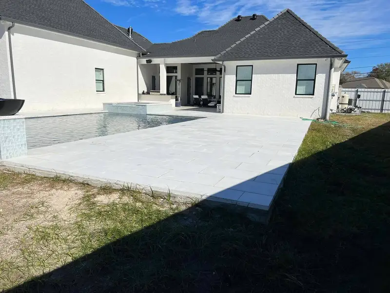 Beautiful hardscaping landscape crafted and installed by Southern Grounds, LLC in the greater new orleans area