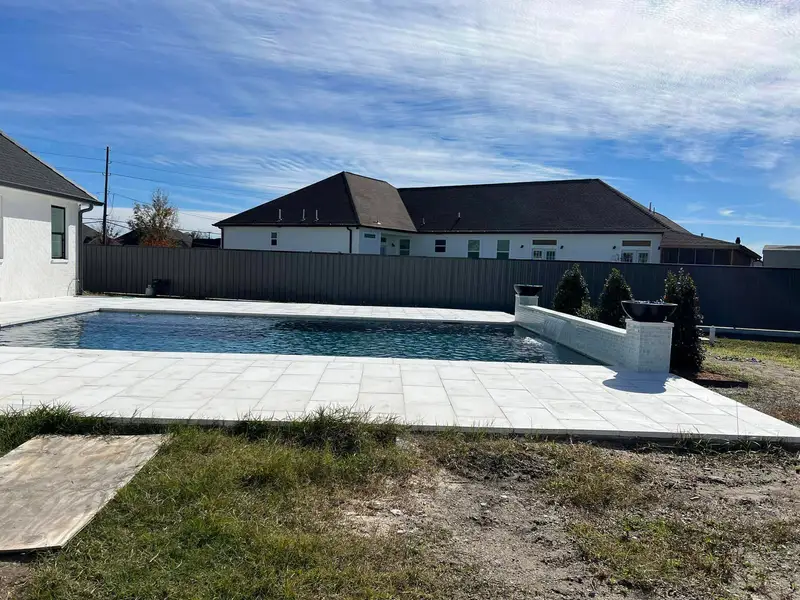Beautiful hardscaping landscape crafted and installed by Southern Grounds, LLC in the greater new orleans area