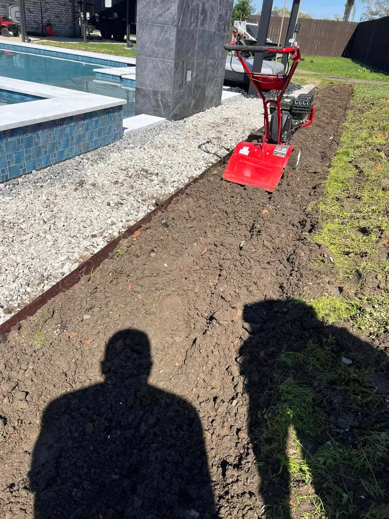 Beautiful hardscaping landscape crafted and installed by Southern Grounds, LLC in the greater new orleans area
