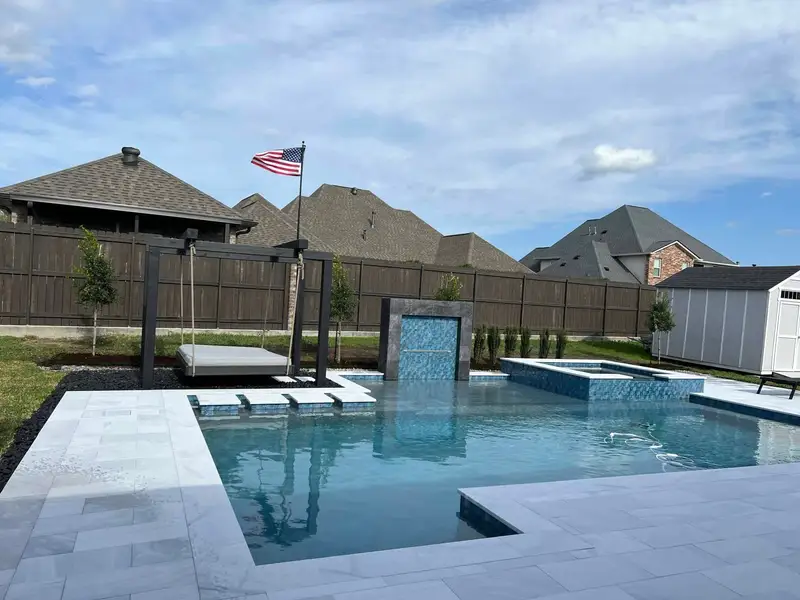 Beautiful hardscaping landscape crafted and installed by Southern Grounds, LLC in the greater new orleans area