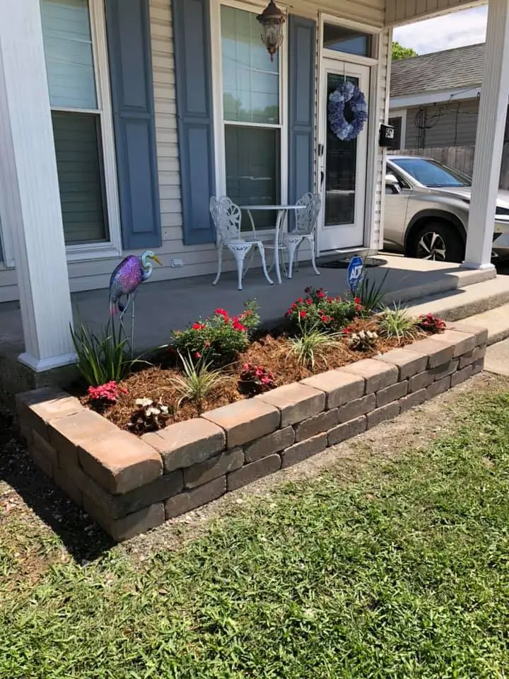 Beautiful hardscaping landscape crafted and installed by Southern Grounds, LLC in the greater new orleans area