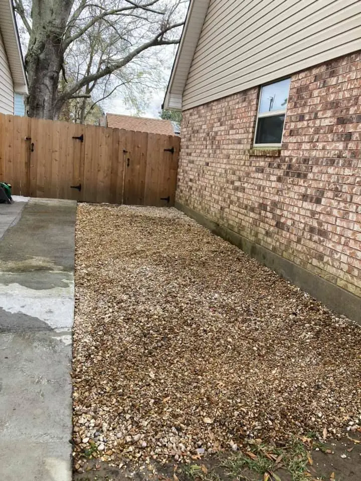 Beautiful hardscaping landscape crafted and installed by Southern Grounds, LLC in the greater new orleans area