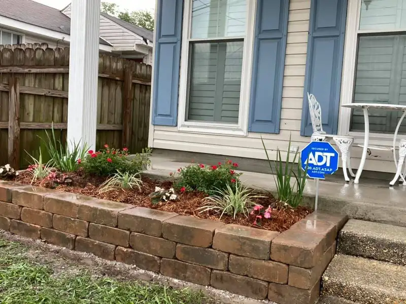 Beautiful hardscaping landscape crafted and installed by Southern Grounds, LLC in the greater new orleans area